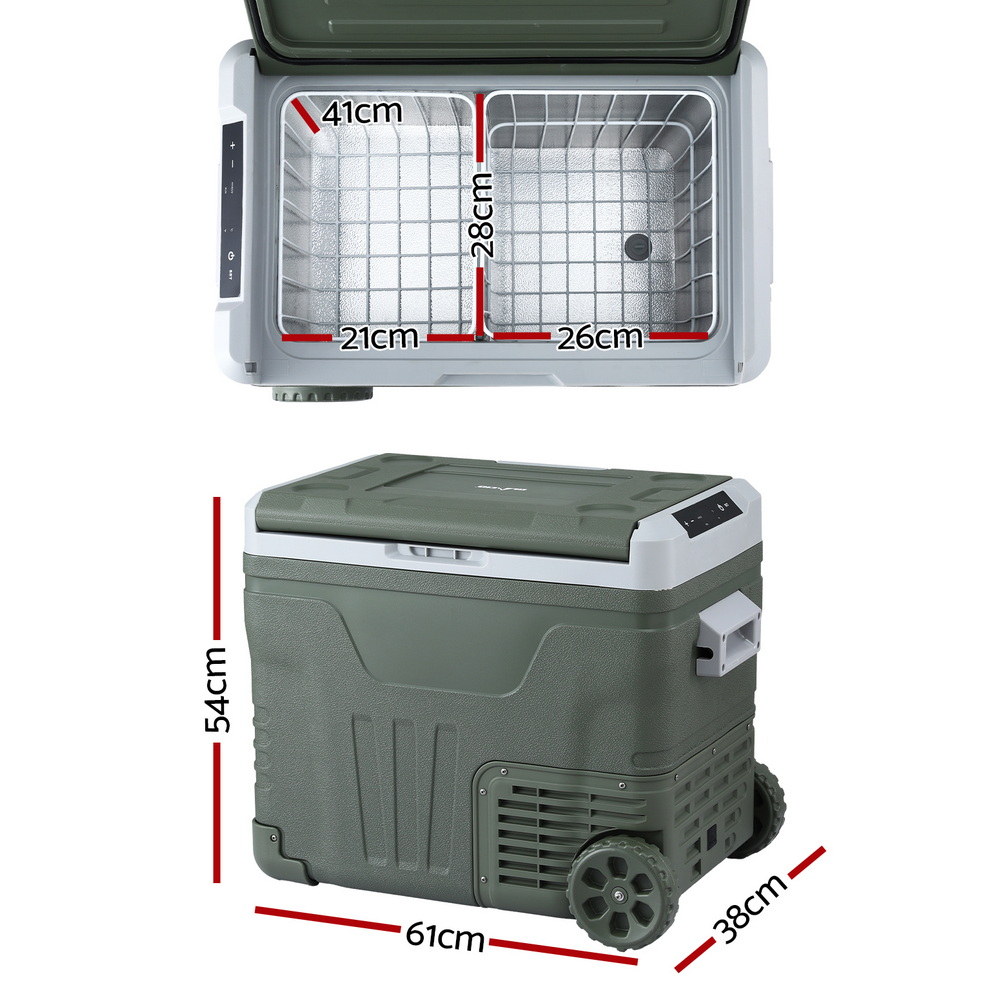 Glacio Portable Fridge 50L Camping Bar Fridges Freezer 12V/24V/240V - Image 2