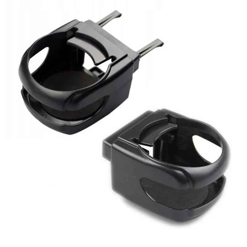 Car Cup Holder Air Vent Drink Mount Black Clip-On Can Bottle Holder for Vehicle Black - Image 2