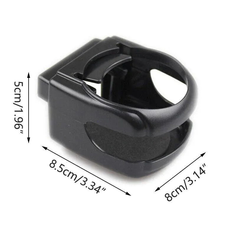 Car Cup Holder Air Vent Drink Mount Black Clip-On Can Bottle Holder for Vehicle Black - Image 3
