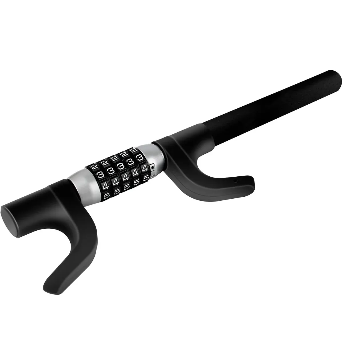 Car Steering Wheel Lock Anti Theft Security Code Lock for Vehicle Protection Use - Black