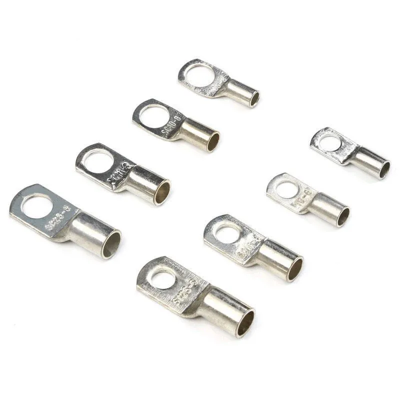 240Pcs 4WD Cable Lug Ring Battery Copper Tube Connector Kits Terminal Crimper - 240X SC4-SC25 Cable Lug Kits+Heat Shrink Tube - Image 3